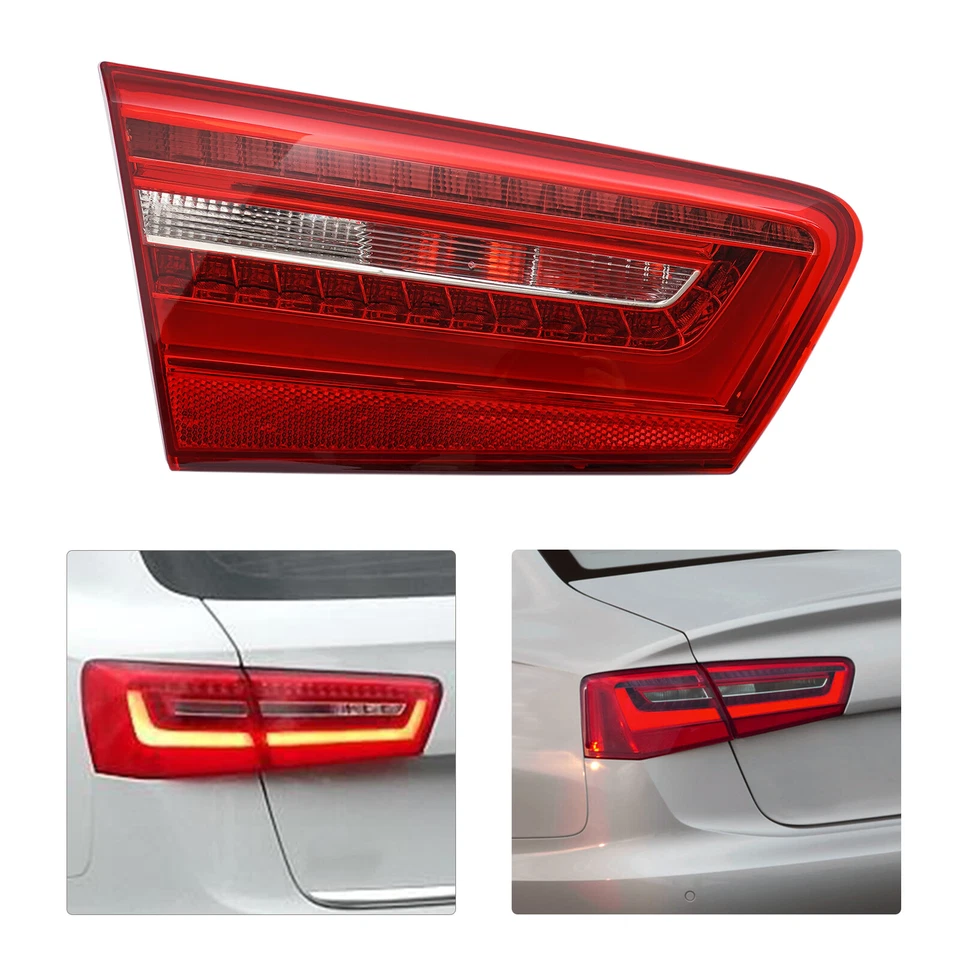 Left Inner LED Tail Light For 2010 2011-2016 AUDI A6 C7 Driver Side Trunk Lamp Foto 3 de 4