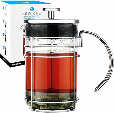 Cafetera electrica tapa oficina en casa capacidad 1 litro cafe prensado  frances | eBay