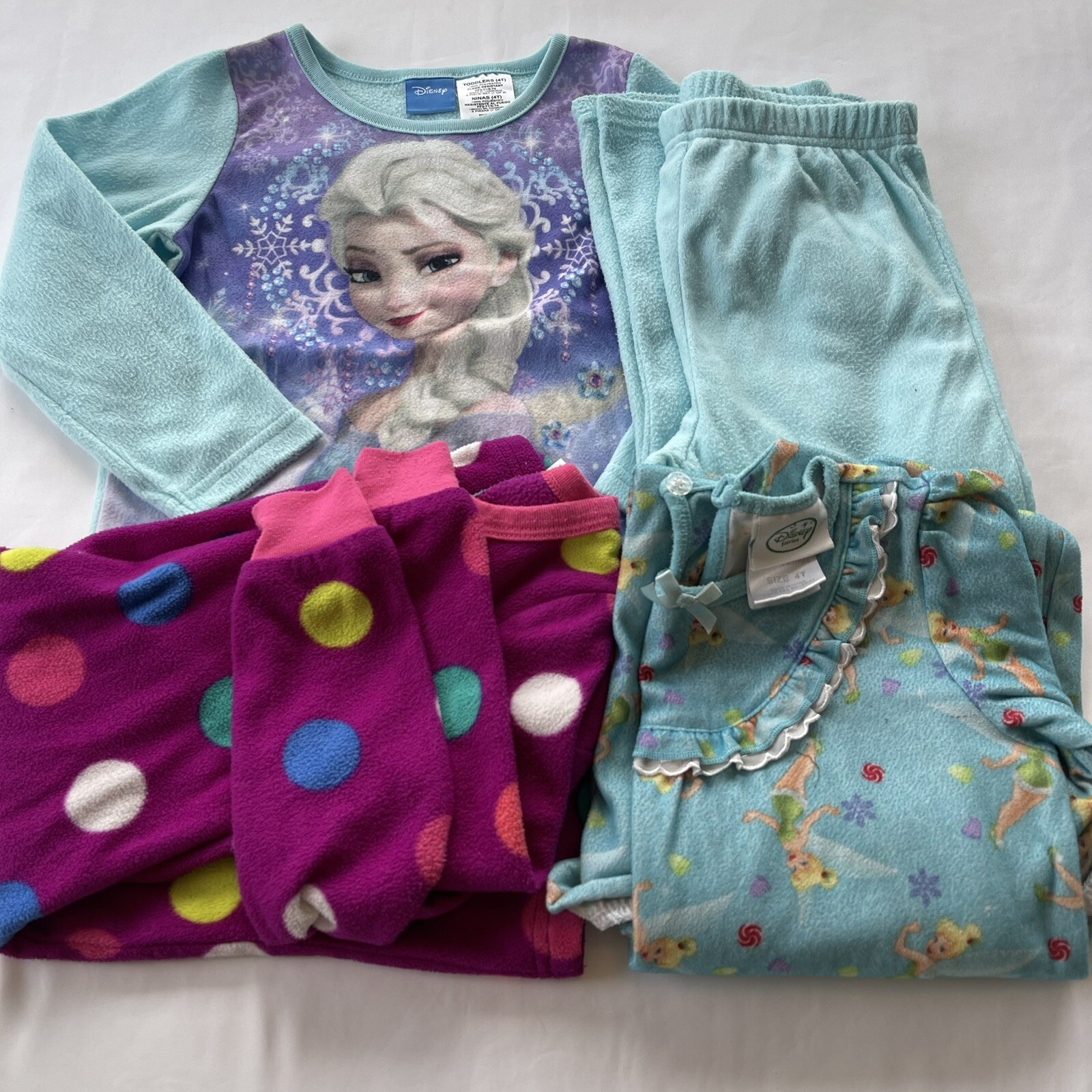 Girls Pajamas Size 4,4T Children’s Place, Disney Fleece Like Fall