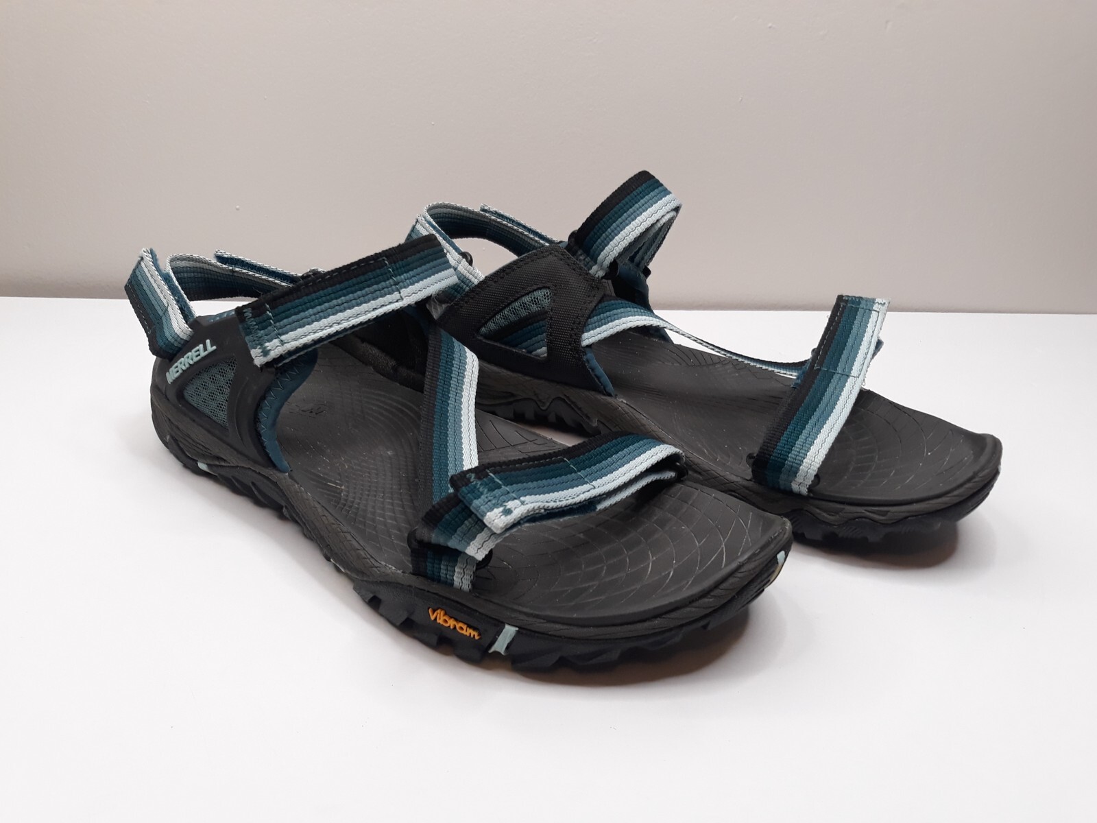 Sandali donna Merrell taglia 10 tutto fuori Blaze mare pino passeggio J37608