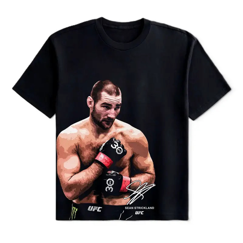 Sean Strickland UFC MMA Tee,UFC Champions Sports, Graphic T-Shirt