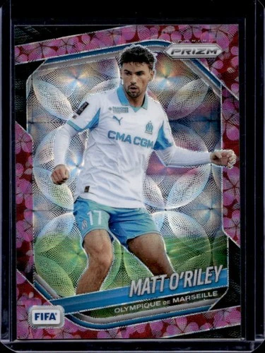 2025-26 Panini Prizm FIFA Matt O'Riley Choice Plum Blossom Prizm #/8
