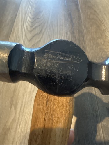Blue-Point Tools BP16B - 16 oz Ball Peen Hickory Handle Hammer USA - Picture 3 of 11