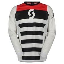Scott Evo Race MX Motocross Sport Jersey DH Cycling Jersey White Red Size XL MTB