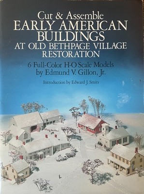 Dover Publications Inc card model book of An Early New England Village