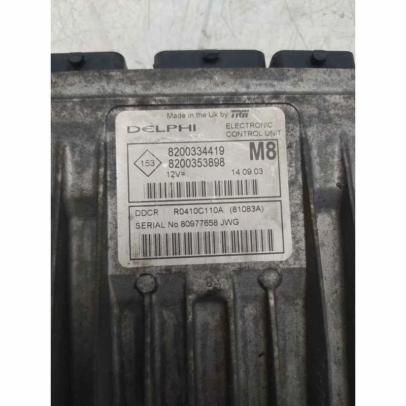 Centralina ecu motore Nissan Micra III K12 1.5 dCi 2003-10 8200334419 8200353898 - Immagine 3 di 4