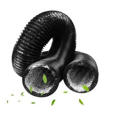 Tuyau de Ventilation Flexible Longueur 6m  125mm Tuyau d'Evacuation pour Vent...