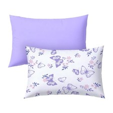 Kids Toddler Pillowcase Envelope Travel Pillowcase 13"x18" Butterfly-2pack