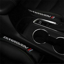 2x Universal Black Car Seat Gap Filler Pad PU Leather for BMW 3 5 7 X3