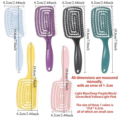 Volumizing Detangling Hair Brush Scalp Massage Comb for Women Men Hair Styling - Picture 3 of 19