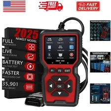 Scanner Diagnostic Tool, Check Engine Code Reader Scanner with Reset, Mode 6,...