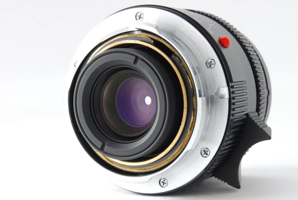 ¡Juego completo! [Sin usar] Lente Leica Summicron-M 28 mm f/2 ASPH E46 negra 6 bits MF JAPÓN Foto 4 de 4