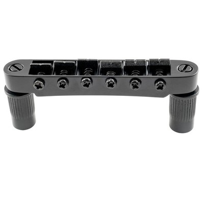 Wilkinson M Black 52mm 2-3/64'' Wide Tune-O-Matic Bridge For Les Paul SG Guitar