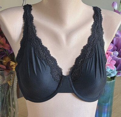 Wacoal 36D Black Softy Styled Molded Seamless Underwire Bra #855301