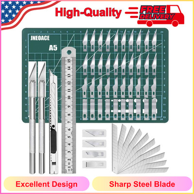 Exacto Knife Precision Carving Craft Hobby Knife Kit With 40 PCS Exacto Blades
