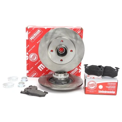 Kit disques + plaquettes arrière pour RENAULT CLIO II - Photo 1/2