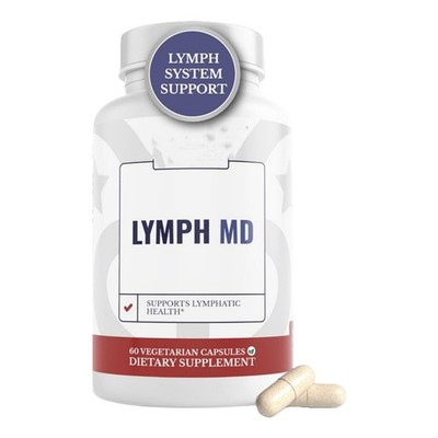 Lymph MD - Nahrungsergänzungsmittel zum Lymphsystem mit 9 Botanicals. Herren und