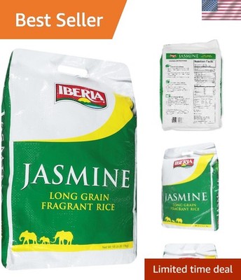 Jasmine Long Grain Fragrant Rice, 18 Pound