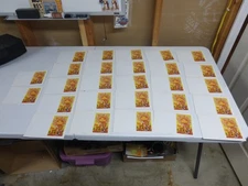 VINTAGE GENUINE LA TWA Flight Note Paper David Klein LOT OF 27 RARE FIND