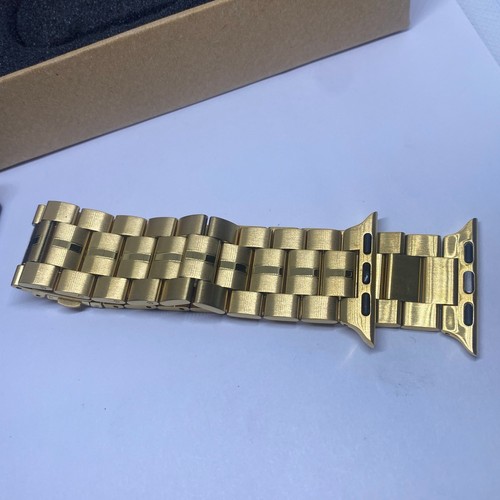 Gold Tone Stainless Steel Apple Watch Libra Gemini band 38/40mm - 第 2/12 張圖片