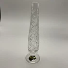 Vintage Waterford Crystal 7 inch Zig Zag Bud Vase