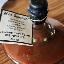 CaJohns Fiery Foods Hot Sancer! Red Savina Habanero Gorący Sos 200ml