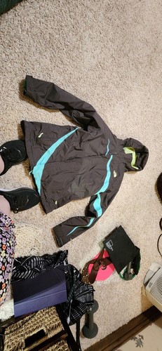 Girl's The North Face Hyvent Zip Hooded Parka 2 piece Jacket XL (18)-FREE SHIP - Picture 2 of 19
