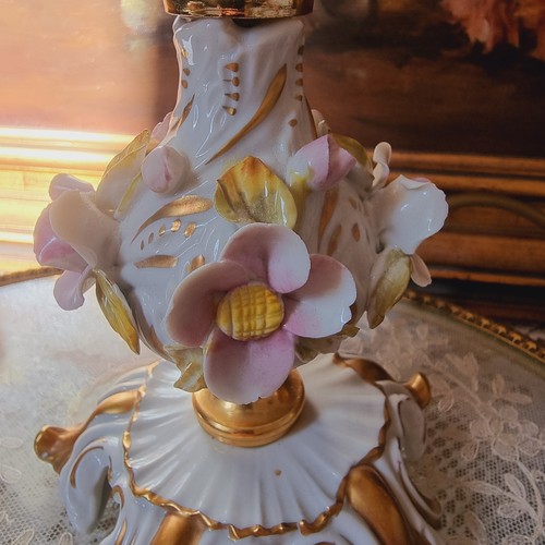 Vintage Porcelain Table Lamp - Picture 6 of 15
