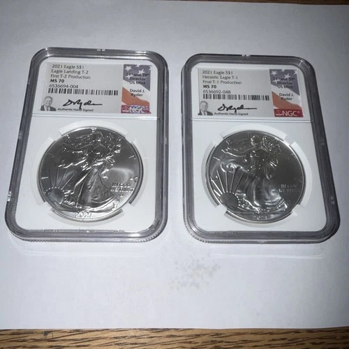 2021 Silver Eagle First T2 Production Final T1 Production Both Ms 70S D J Ryder
