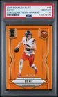 2025 Donruss Elite Bo Nix #43 Status Metallic Orange /849 PSA 10 Denver Broncos