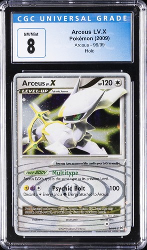 Arceus LV.X graded CGC 8 for sale on eBay