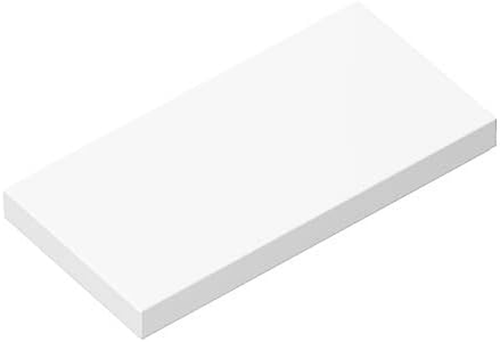 Classic Building Bricks Tile 2X4 with Groove 100 Piece, Compatible with ...