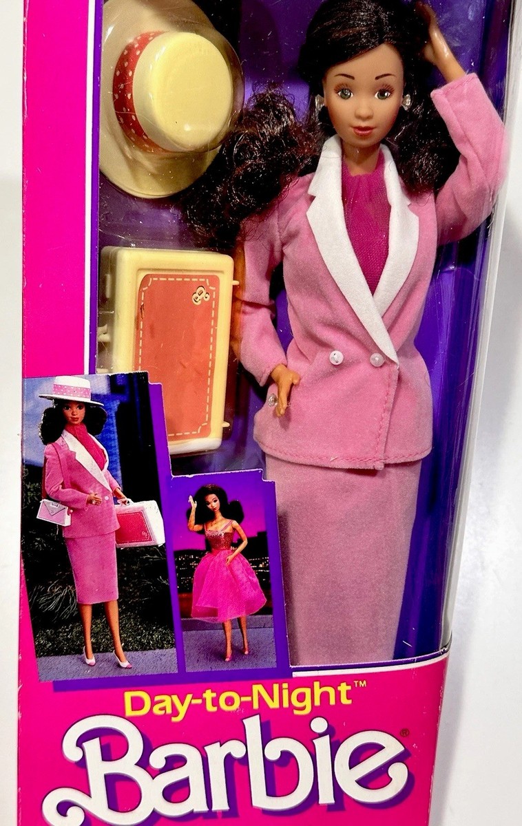 1984 Day to Night Barbie Doll Hispanic Dark Hair 7944 Vintage