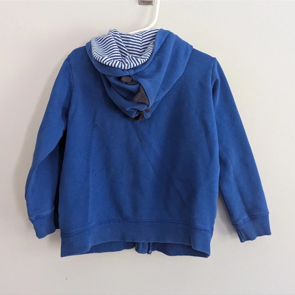 Sudadera con capucha azul dinosaurio Gymboree para niños 4T Foto 2 de 4