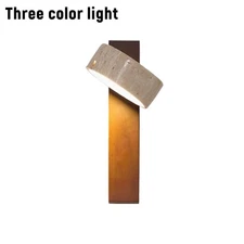 Yellow Stone Wall Mounted Light Lamp Living Room Bedroom Indoor LED Light  D3P7