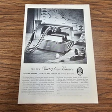 Vintage Dictaphone Cameo Ad • 1940s Office Technology • Mid-Century Dictation Ma