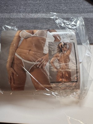 Damen Dessous Set - Sexy, Erotische, Erotik Netz Weiße Gr M