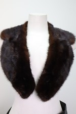 Women's Mink Fur Collar EXCELLENT For Coat Raincoat Jacket