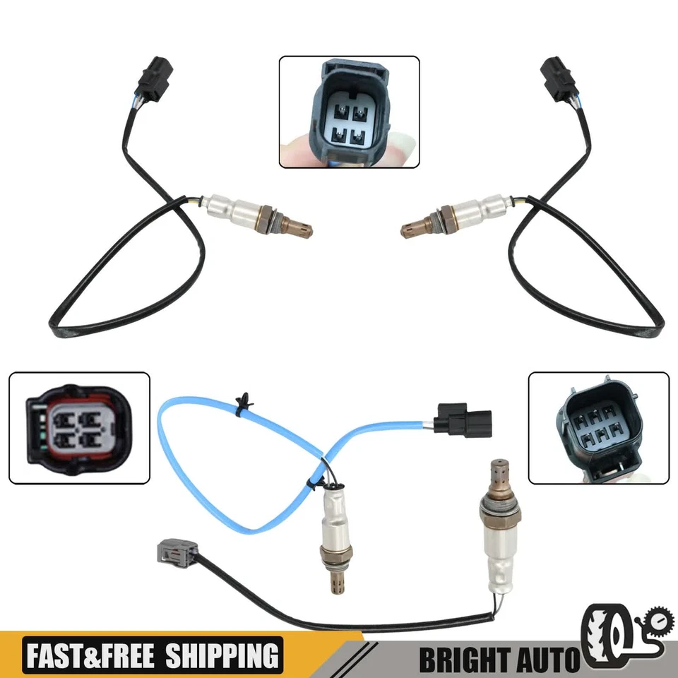 4pcs Upstream&Downstream Oxygen O2 Sensor For 2014-2020 Acura MDX TLX 3.5L V6 - Image 2 of 4