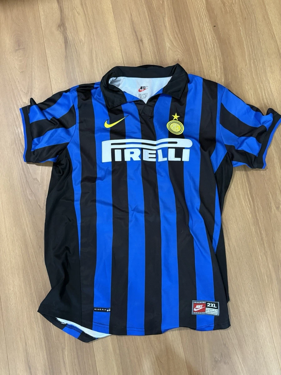 Inter Milan Size 2XL International Club Soccer Fan Jerseys for