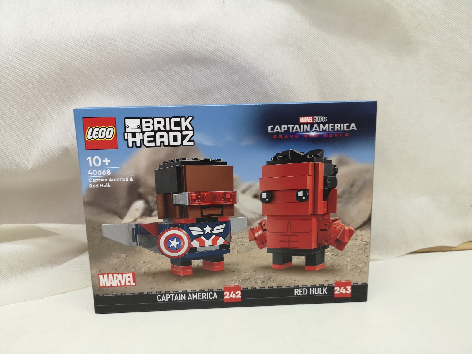 LEGO BrickHeadz 40668 Captain America cadeau pour collectionneur