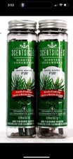 2 Bottles Scentsicles White Winter Fir 4 Ct Scented Ornaments Smells Fresh Cut