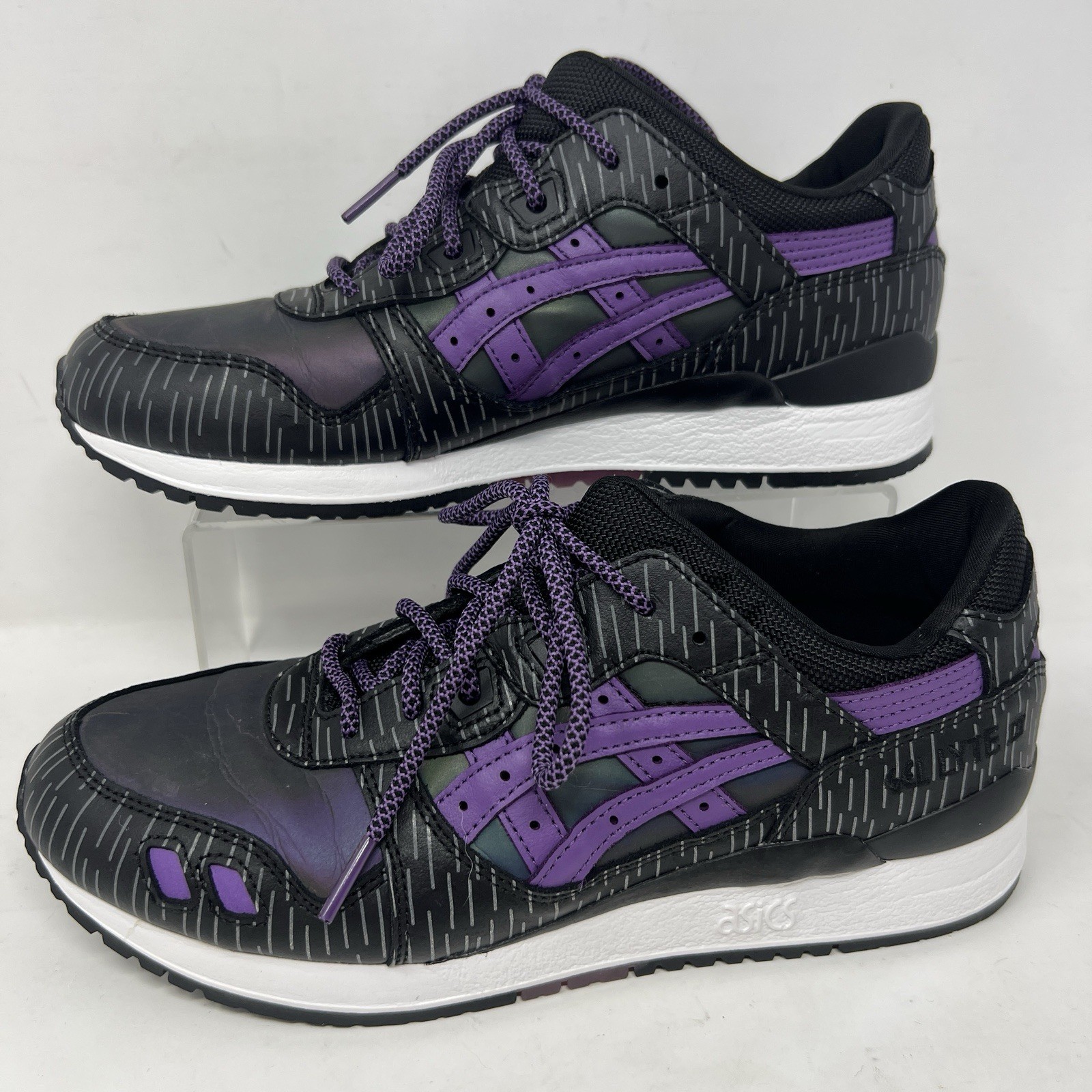Atmos x Asics Gel-Lyte III Midnight Tokyo Men's Size 8 Black Purple H6D0K-9032