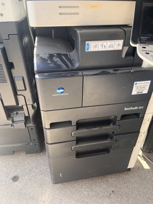 Konica Minolta bizhub 363 Copier Printer Scanner Fax   Tested Powers On
