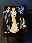 Vintage 1963 Mattel Barbie & Ken Doll Trunk Black Carrying Case with Handle