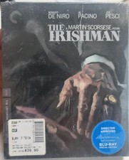 The Irishman (Criterion Collection) (Blu-ray, 2019) FACTORY SEALED Robert DeNiro