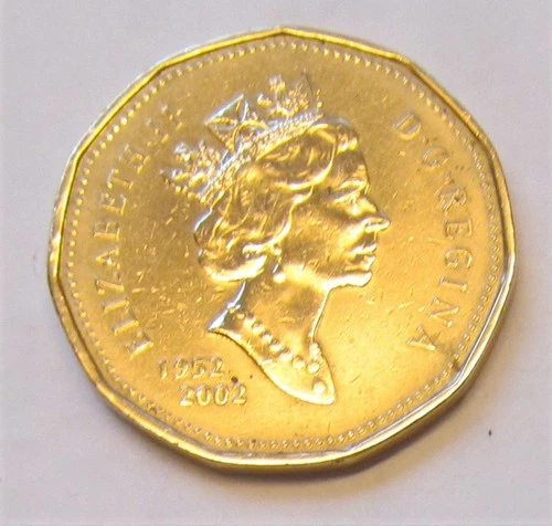 2002 CANADA Young Queen Elizabeth 11 1 DOLLAR LOONIE  - combined shipping