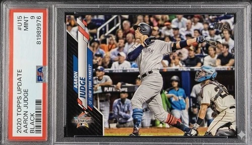 2020 Topps Update /69 Aaron Judge PSA 9 (POP 2)BLACK PARALLEL #U-15 Yankees