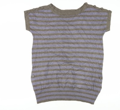 Jasper Conran Damen mehrfarbig gestreiftes T-Shirt Größe 18