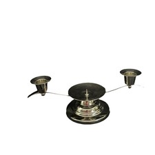 Unity Candle Holders for Weddings 3 Arm Wedding Unity Candlestick Holder Silver